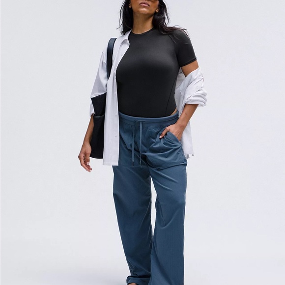 lululemon athletica Other - Lululemon Wundermost Ultra-Soft Nulu Short-Sleeve Crew Thong Bodysuit S